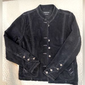 Black Jeanstar corduroy jacket size L.